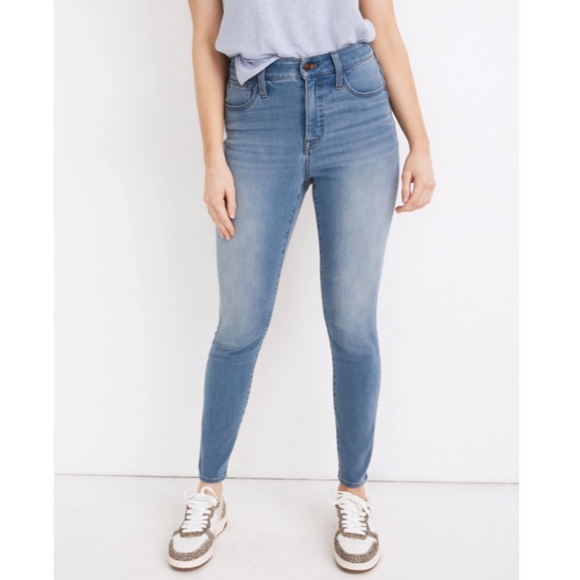 Madewell Curvy Roadtripper Jeggings in Sunbury Wash - size 28 - Picture 1 of 6